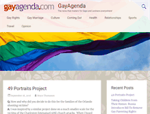 Tablet Screenshot of gayagenda.com